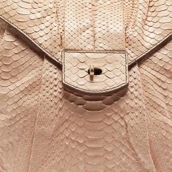 Zagliani Pink Python JJ Hobo