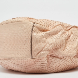 Zagliani Pink Python JJ Hobo