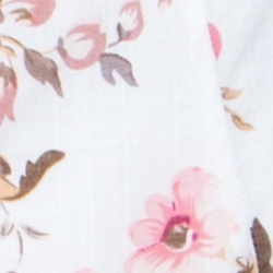 Zimmermann White Floral Print Voile Embroidery Detail Eden Shorts M