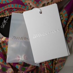 مملوكة مسبقًا Zimmermann White Paisley Print Cotton Teddy Midi Dress M