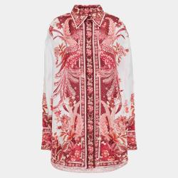 Pre Owned Zimmermann Silk Long Sleeved Top 1