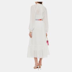 Pre Owned Zimmermann Viscose Midi Dress 0