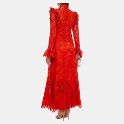 Pre Owned Zimmermann Silk Maxi Dress 0