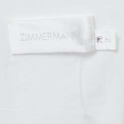 Pre Owned Zimmermann White Cotton Jasper Dot Playsuit M