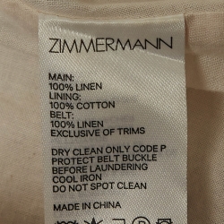 Pre Owned Zimmermann Multicolor Floral Print Linen Playsuit L