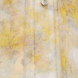 Pre Owned Zimmermann Yellow Floral Print Silk Tie-Up Detail Wild Botanica Midi Dress M