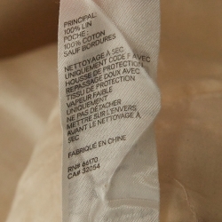 Zimmermann Cream Linen Slouchy Trousers M