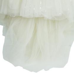Zuhair Murad Tiana Strapless Floral Embellished Wedding Dress M
