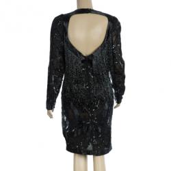 Pre Owned Zuhair Murad Embellished Short Dress M