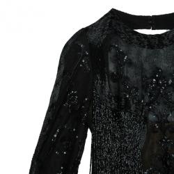 Pre Owned Zuhair Murad Embellished Short Dress M