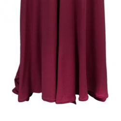 Pre Owned Zuhair Murad Red Silk Halterneck Evening Gown M