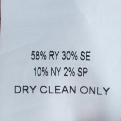 Pre Owned Zuhair Murad Red Silk Halterneck Evening Gown M