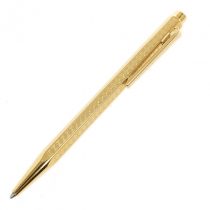 Pre Owned Caran D'Ache Gold Plated Ballpoint Pen