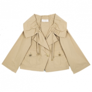 Pre Owned Valentino Cream Cotton Jacket M