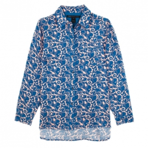 Pre Owned Marc by Marc Jacobs Baroque Print Shirt M