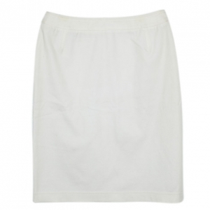 Pre Owned Escada White Pencil Skirt M