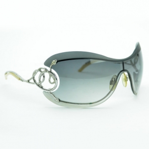 Pre Owned Roberto Cavalli Cicno Serpent Shield Woman Sunglasses