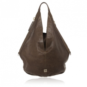 Pre Owned Givenchy Brown Calfskin Tinhan Hobo
