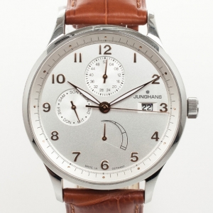 Pre Owned Junghans SS Arthur Attaché Power Reserve Mens Wristwatch 40 MM