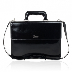 Pre Owned Gucci Patent Briefcase