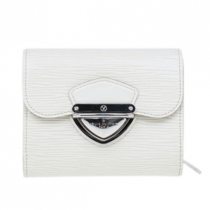 Pre Owned Louis Vuitton White Epi Joey Wallet