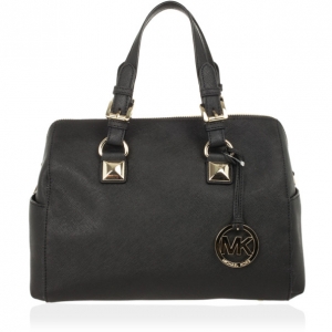 Pre Owned Michael Kors Black Medium Saffiano Leather Tote