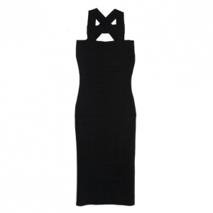 Pre Owned Stella McCartney Black Bandage Dress L