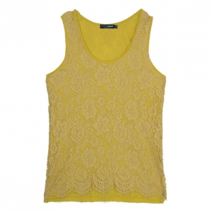 Pre Owned Dolce and Gabbana Lace Top S