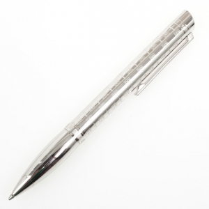 Pre Owned Regnier Steel Plated Logo Pen
