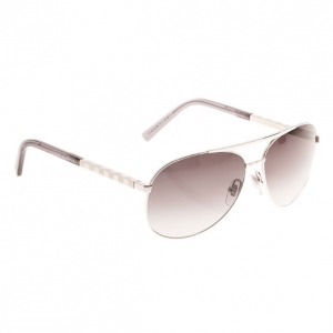 Pre Owned Louis Vuitton Silver Attitude Pilote Unisex Aviators