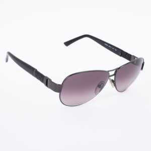 Pre Owned Fendi Black Rimmed Men Aviators