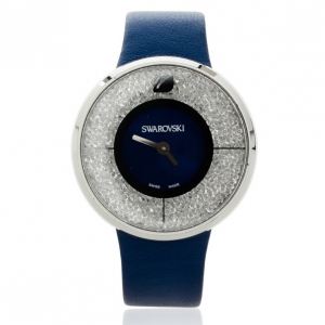 Pre Owned Swarovski Crystalline SS Fabric Womens Wristwatch 40 MM