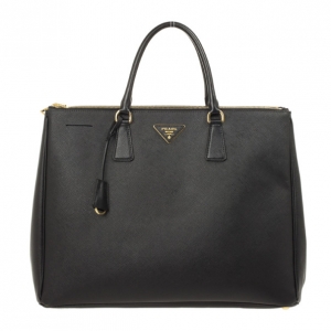 Pre Owned Prada Saffiano Lux Doublezip Tote bag