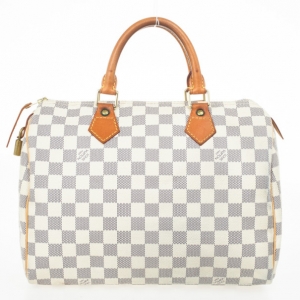 Pre Owned Louis Vuitton Damier Azur Speedy 30  