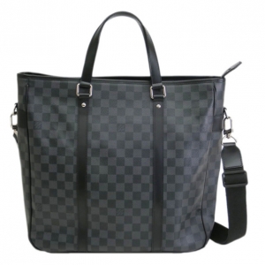 Pre Owned Louis Vuitton Damier Graphite Tadao Tote
