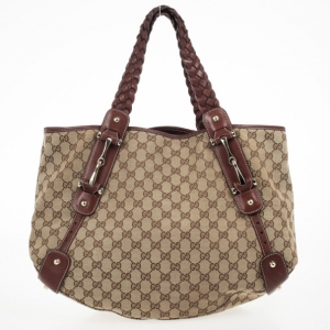 Pre Owned Gucci GG Monogram Large Pelham Tote