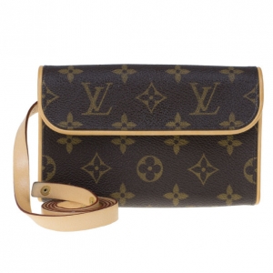Pre Owned Louis Vuitton Monogram Canvas Pochette Florentine