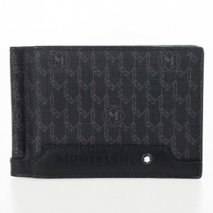 Pre Owned Mont Blanc Black Signature Business Card Holder