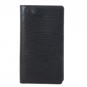 Pre Owned Louis Vuitton Black Epi Pocket Organizer