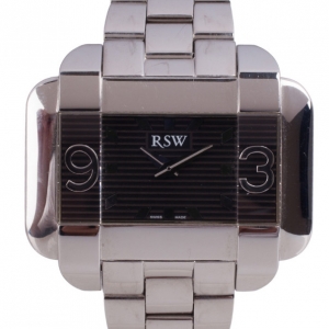 Pre Owned Rama Swiss Watch SS Mens Wristwatch 50 MM