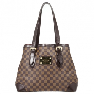 Pre Owned Louis Vuitton Damier Ebene Hampstead MM Tote