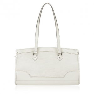 Pre Owned Louis Vuitton White Epi Leather Madeleine PM