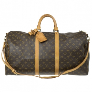 Pre Owned Louis Vuitton Monogram Canvas Keepall Bandouliere 55