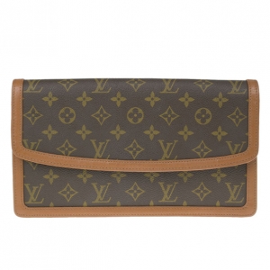 Pre Owned Louis Vuitton Monogram Canvas Pochette Dame GM