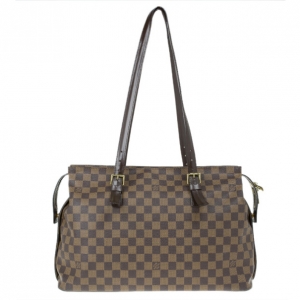 Pre Owned Louis Vuitton Damier Ebene Canvas Chelsea Tote