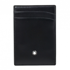 Pre Owned Montblanc Black Meisterstuck Card Holder