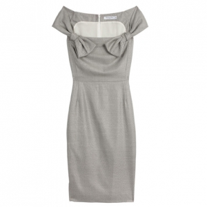 Pre Owned Christian Dior Grey Dress