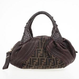 Pre Owned Fendi Zucca Mini Spy Bag