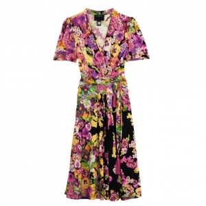 Pre Owned Class by Roberto Cavalli Floral Dress S