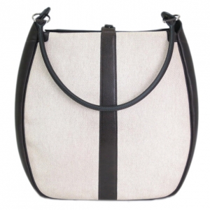 Pre Owned Hermes Rugby Beige Canvas 2-in-1 Hobo
